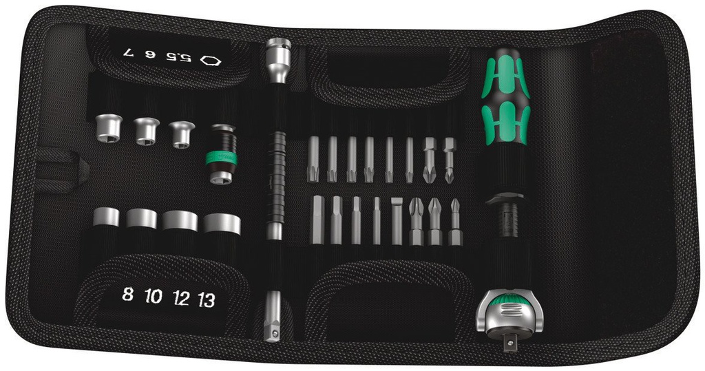05051045001 KRAFTFORM KOMPAKT ZYKLOP SPEED 1/4&quot; DR. RATECHET SET 26 PCS