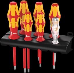 [05006147001] 05006147001 160i/7 RACK SCREWDRIVER SET KRAFTFORM PLUS+VOLTAGE TESTER