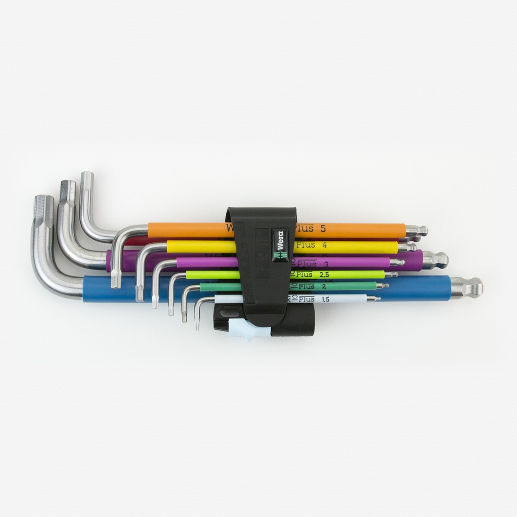 05022669001 3950/9 HEX-PLUS MULTICOLOUR STAINLESS 1 L-KEY SET,METRIC,STAINLESS