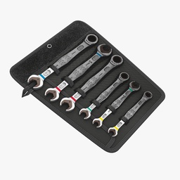 [05020022001] 05020022001JOKER SET 6 PCS SET OF RATCHETING COMBINATION/DOUBLE OPEN-ENDED WRENCHES
