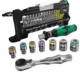 [05056490001] 05056490001TOOL-CHECK PLUS BITS ASSORTMENT WITH RATCHET+SOCHETS