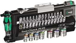[05056491001] 05056491001 TOOL-CHECK PLUS IMPERIAL BITS ASSORTMENT WITH RATCHET+SOCKETS